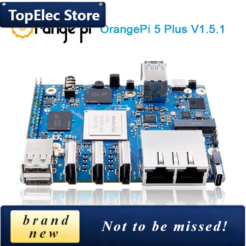 Rk3588 Mini Pc Board - TopElec Orange Pi5 Plus 16GB Single