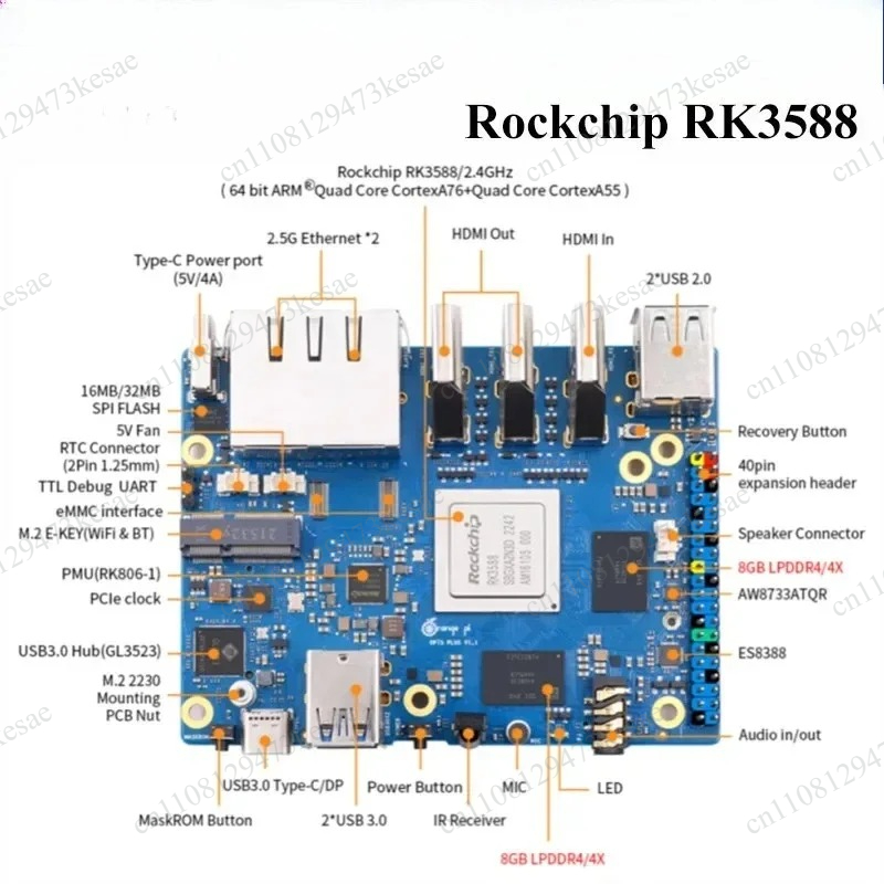 Orange Pi 5 Plus RK3588 SBC 16 - Rk3588 Mini Pc Board 评论和价格