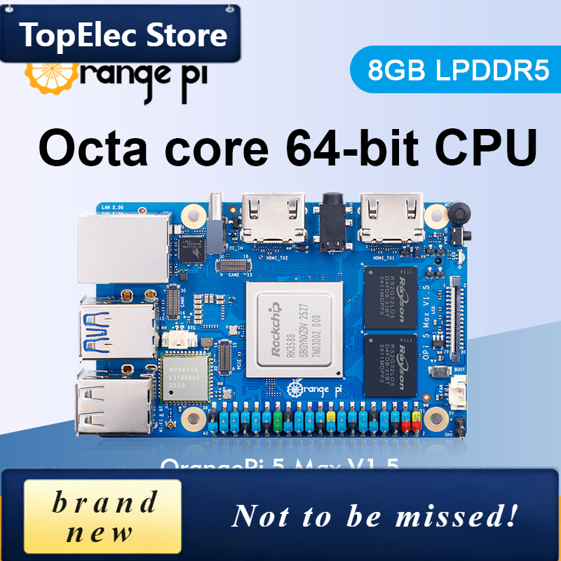 TopElec Orange Pi 5 Max 8GB V1 - Orange Pi 5 Max Rk3588 评论和价格
