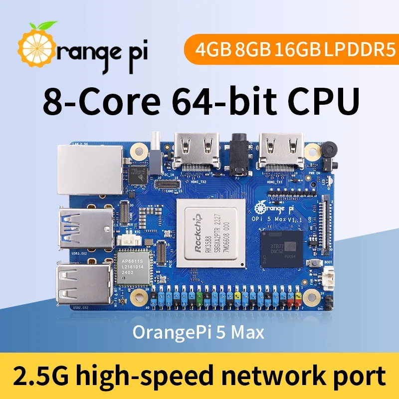 Orange Pi 5 Max 8GB / 16GB RAM - Orange Pi 5 Max Rk3588 评论和价格