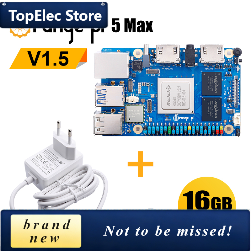 TopElec OrangePi 5 Max 16GB V1 - Orange Pi 5 Max Rk3588 评论和价格